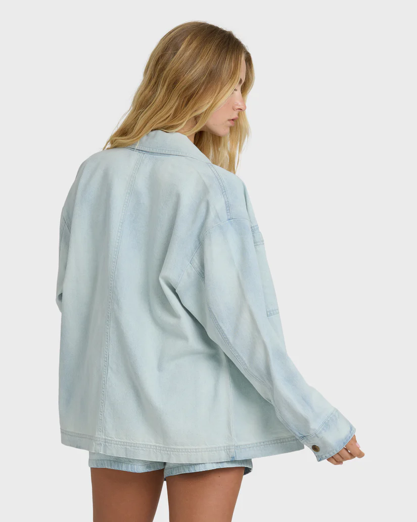 Billabong FEMMES JADE SALTWASHED LS WOVEN TOP