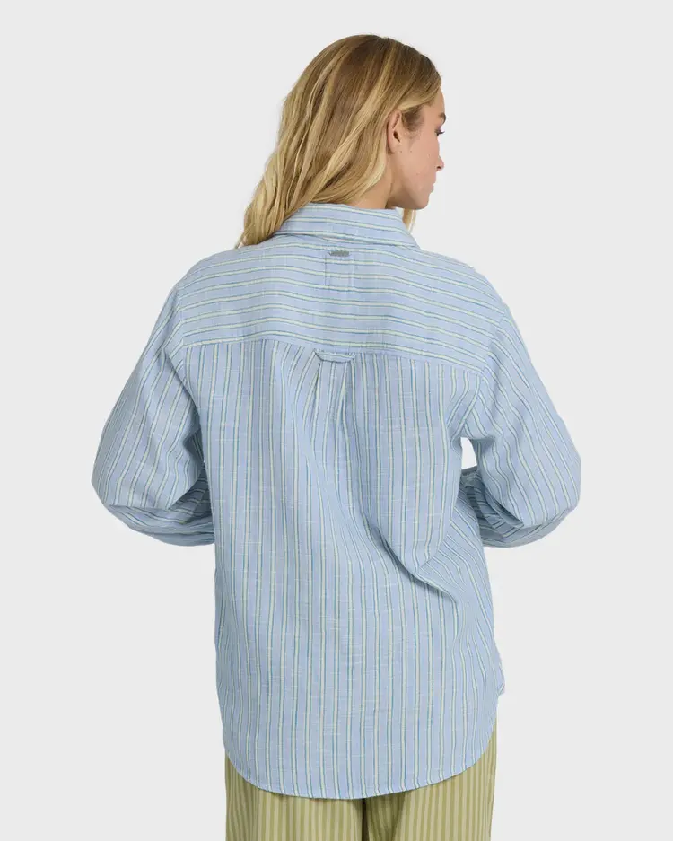 Billabong WOMEN'S WANDERER PRINTED L/S WOVEN TOP