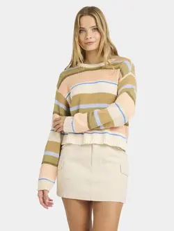 Billabong WOMEN'S BRIGHT SOL SWEATER LIGHT PEACH