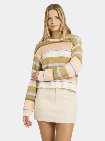 Billabong WOMEN'S BRIGHT SOL SWEATER LIGHT PEACH