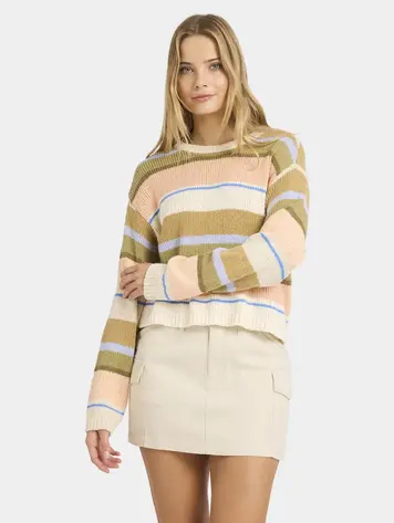 Billabong FEMMES BRIGHT SOL SWEATER LIGHT PEACH