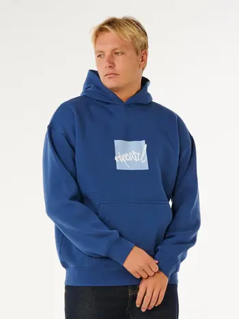 RIP CURL HOMMES RIP SCRIPT ICON HOOD LIGHT NAVY