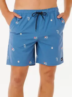 RIP CURL HOMMES SKELLY BREACH 18" VOLLEY BOARDSHORT BLUEFIN