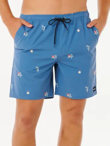 RIP CURL HOMMES SKELLY BREACH 18" VOLLEY BOARDSHORT BLUEFIN