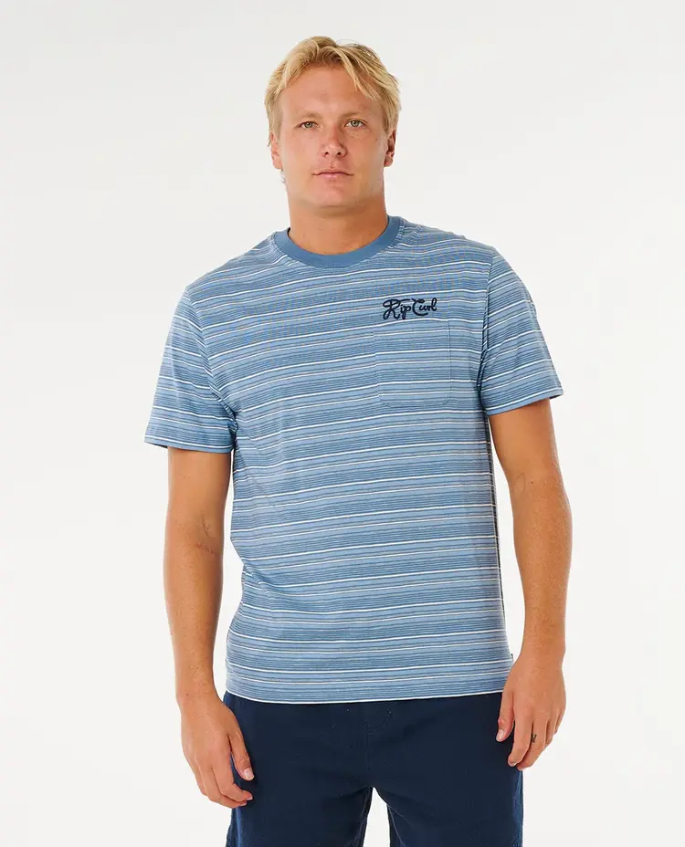 RIP CURL HOMMES PACIFIC RINSE STRIPE TEE