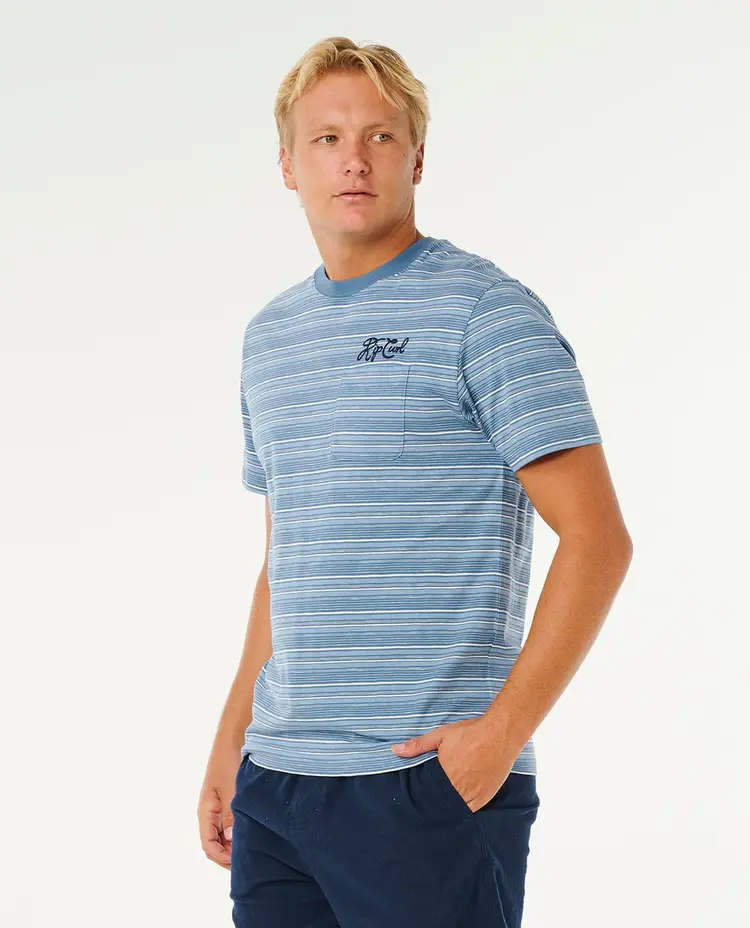 RIP CURL MEN'S PACIFIC RINSE STRIPE TEE