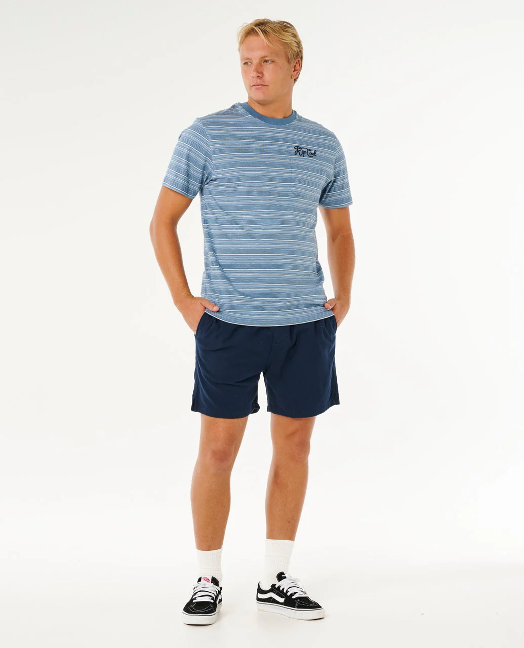 RIP CURL MEN'S PACIFIC RINSE STRIPE TEE