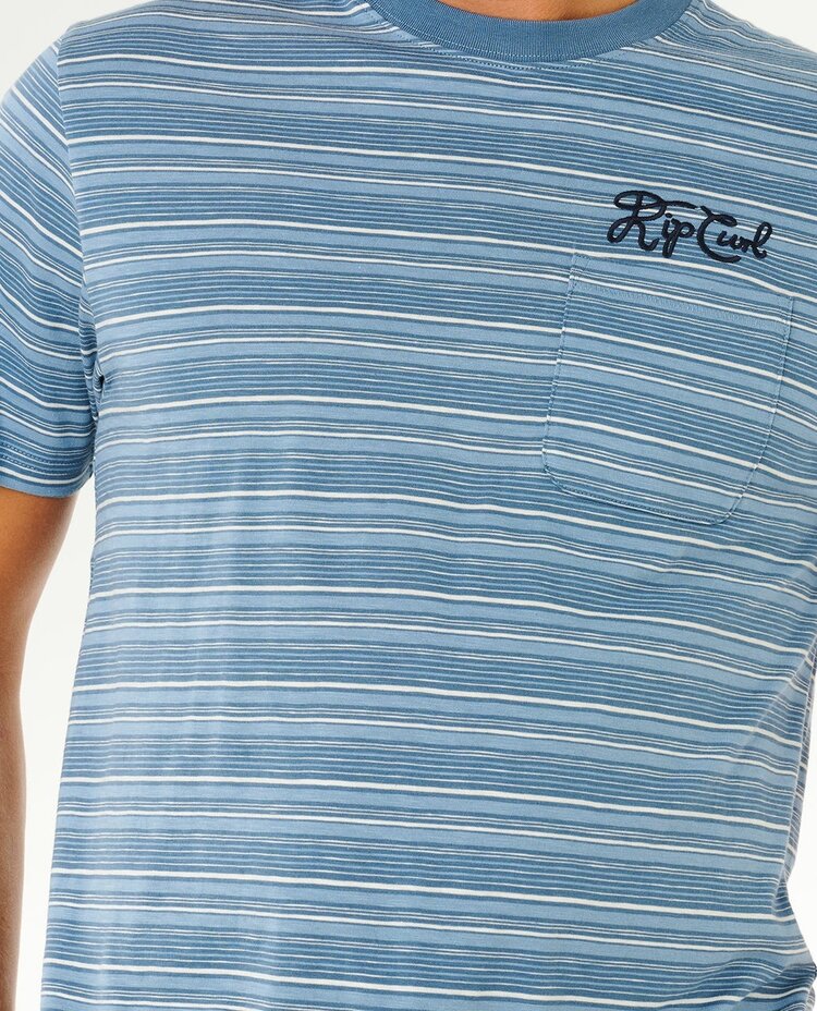 RIP CURL HOMMES PACIFIC RINSE STRIPE TEE
