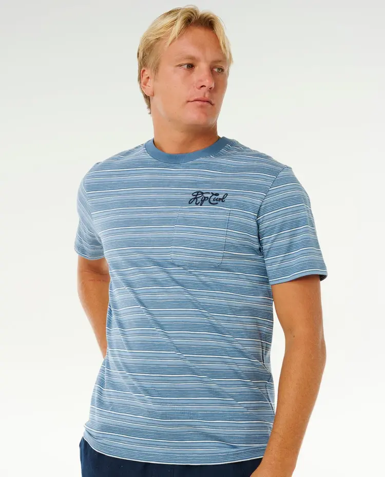 RIP CURL HOMMES PACIFIC RINSE STRIPE TEE