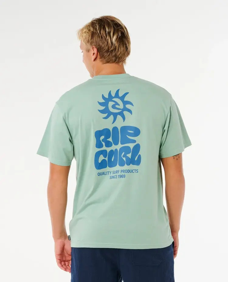 RIP CURL HOMMES PACIFIC RINSE GLASS OFF TEE