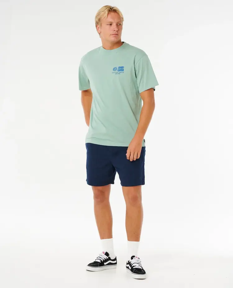 RIP CURL HOMMES PACIFIC RINSE GLASS OFF TEE