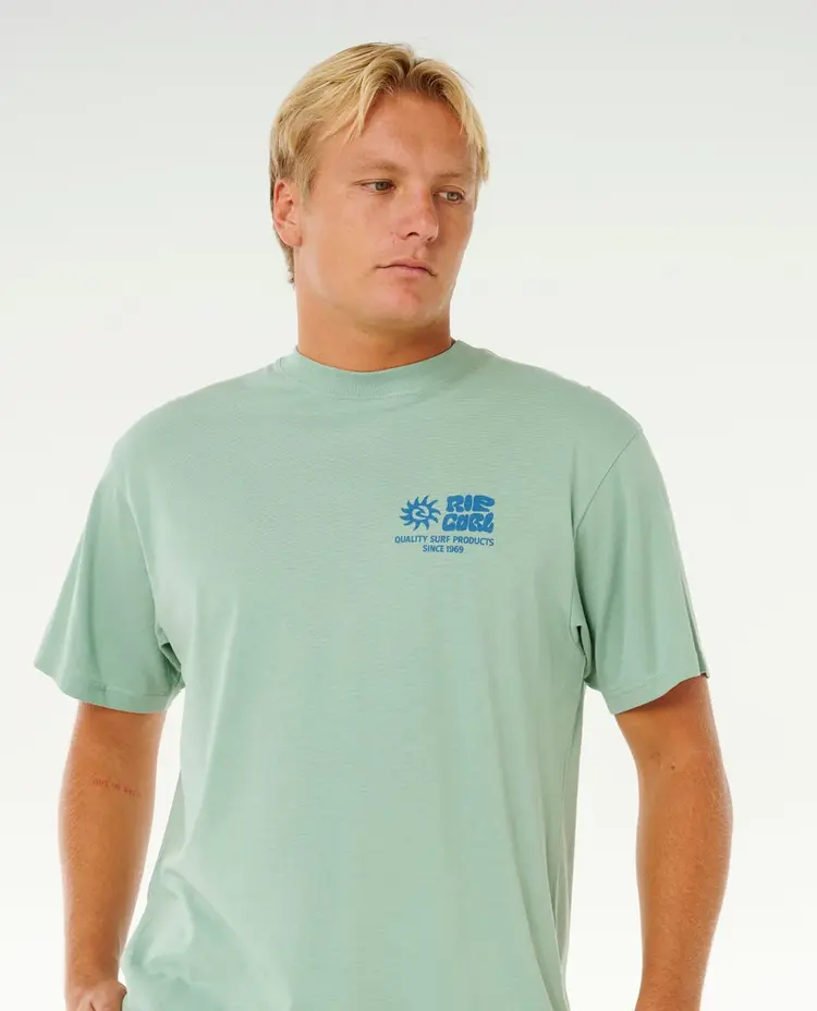 RIP CURL HOMMES PACIFIC RINSE GLASS OFF TEE