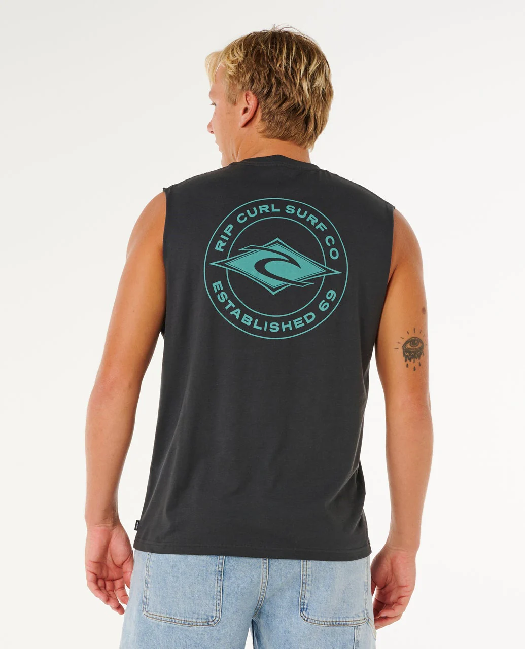 RIP CURL MEN'S STAPLE MUSCLE TEE