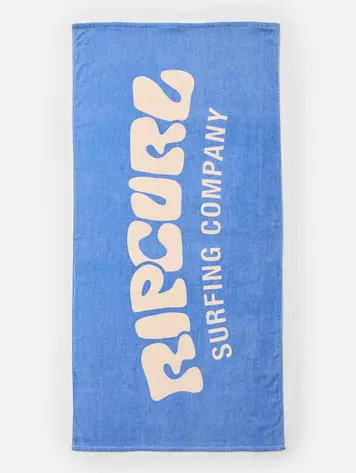 RIP CURL GRAPHIC STANDARD TOWEL BLUE/NATURAL