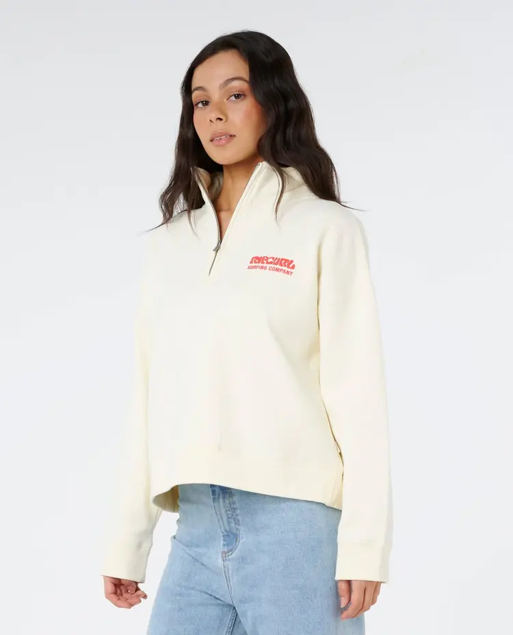 RIP CURL FEMMES SURF PUFF 1/4 ZIP