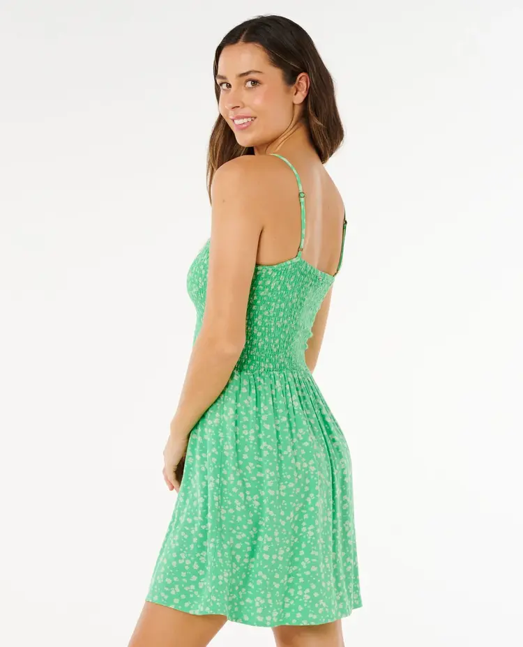 RIP CURL FEMMES SURF SIDE SHIRRED DRESS