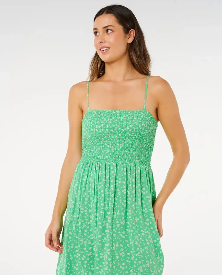 RIP CURL FEMMES SURF SIDE SHIRRED DRESS