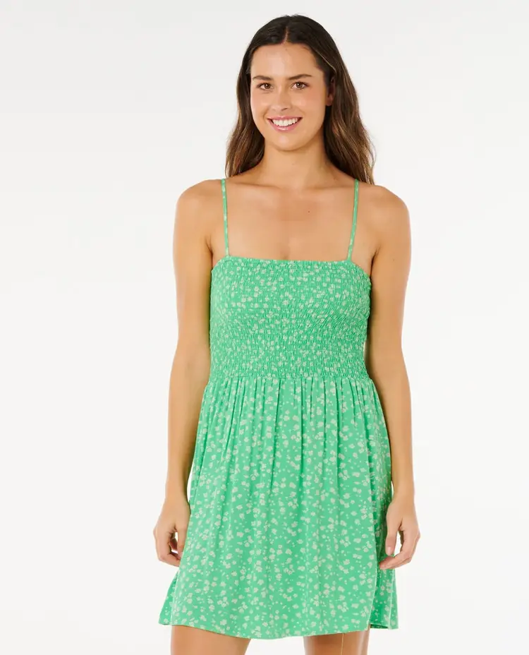 RIP CURL WOMEN'S SURF SIDE SHIRRED DRESS