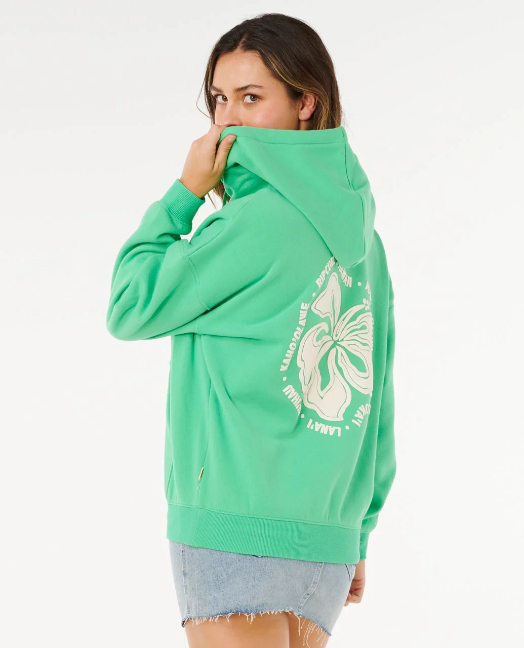 RIP CURL FEMMES SURF PUFF HERITAGE HOOD