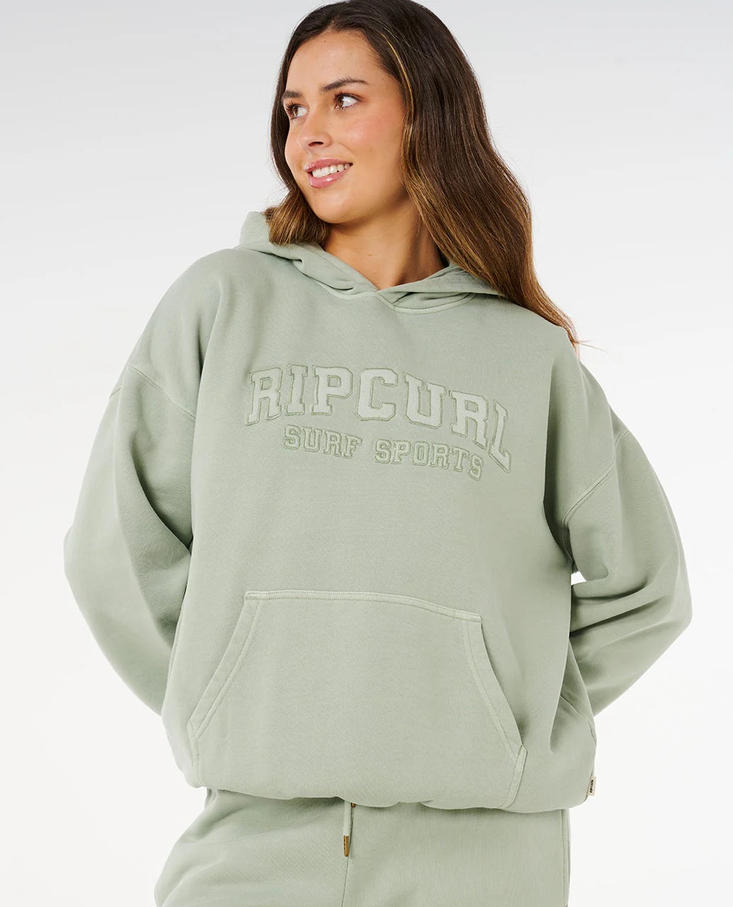 RIP CURL FEMMES VARSITY SPORTS OVERSIZED HOOD
