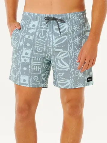 RIP CURL HOMMES SESSIONS VOLLEY BOARDSHORT MINERAL BLUE