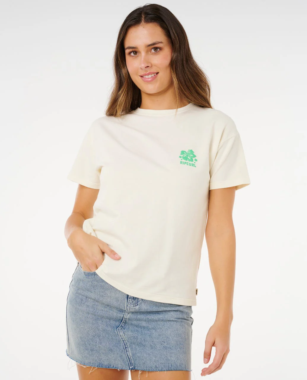 RIP CURL FEMMES SURF PUFF PARTY PACK RELAXED TEE