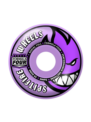 Spitfire TEAM COLORS F4 99A RADIAL FULL WHEELS LIGHT PURPLE 54MM