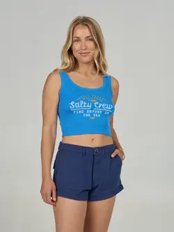 Salty crew FEMMES UNSCRIPTED TANK BOLD BLUE