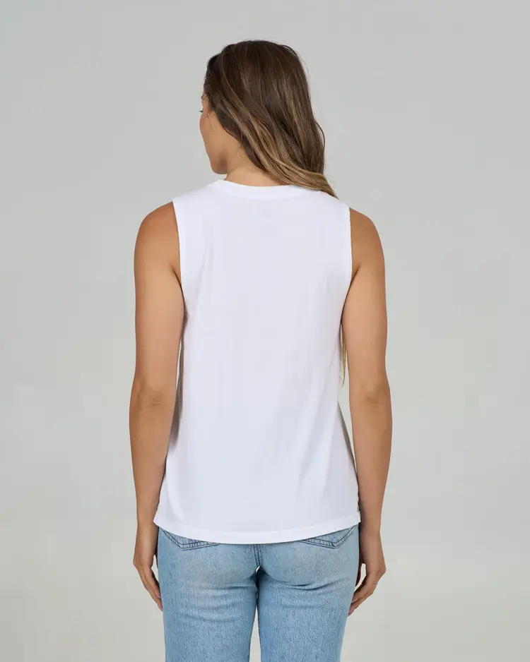 Salty crew FEMMES KEYHOLE MUSCLE TANK