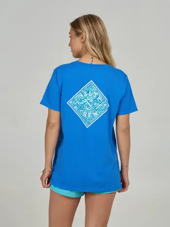 Salty crew WOMEN'S TIPPET BOYFRIEND TEE BOLD BLUE