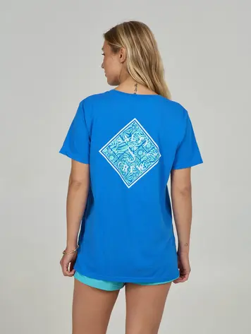 Salty crew WOMEN'S TIPPET BOYFRIEND TEE BOLD BLUE