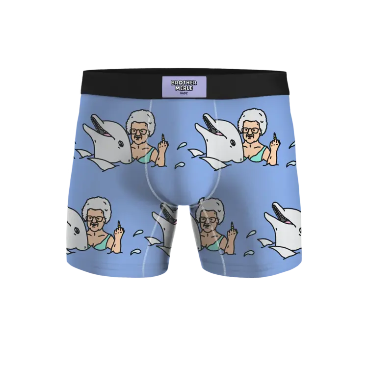 Undz MEN'S CLASSIC BOXER DOLPHIN X BROTHERMERLE