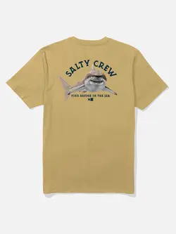 Salty crew HOMMES LURKING SS TEE MINERAL YELLOW