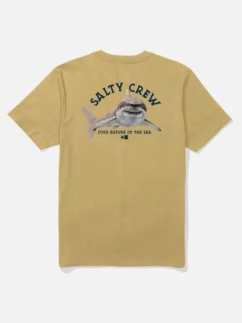 Salty crew HOMMES LURKING SS TEE MINERAL YELLOW