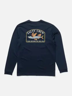 Salty crew MEN'S FLY HOME LS SUNSHIRT NAVY