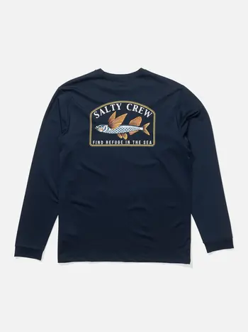 Salty crew HOMMES FLY HOME LS SUNSHIRT NAVY