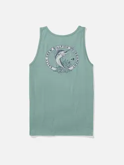 Salty crew MEN'S SHOOTOUT TANK MACKEREL