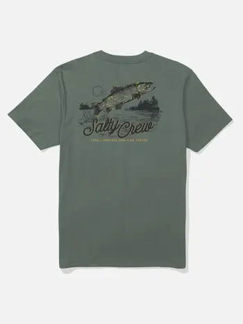 Salty crew HOMMES FISH FEST SS TEE LAUREL WREATH