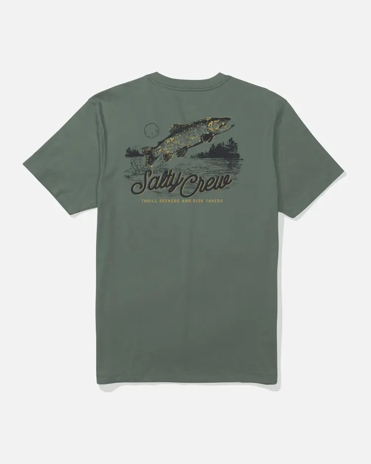 Salty crew HOMMES FISH FEST SS TEE