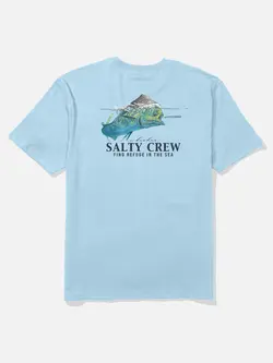 Salty crew MEN'S MAHI SURFACE CLASSIC TEE CLEAR SKY