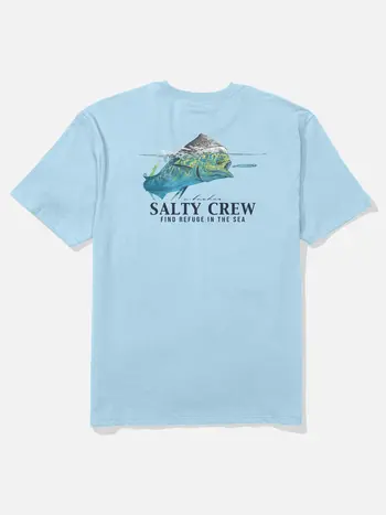 Salty crew MEN'S MAHI SURFACE CLASSIC TEE CLEAR SKY