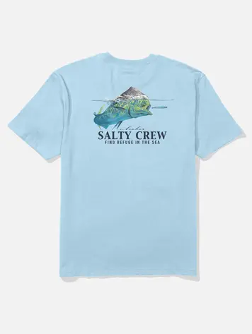 Salty crew HOMMES MAHI SURFACE CLASSIC TEE CLEAR SKY