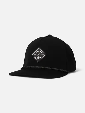 Salty crew MEN'S LONG RANGE SNAPBACK BLACK