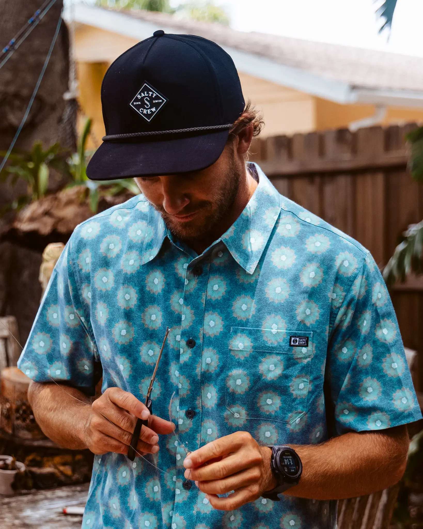 Salty crew MEN'S LONG RANGE SNAPBACK