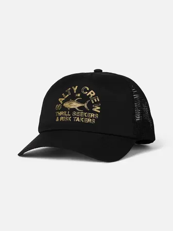 Salty crew HOMMES STAMPED TRUCKER HAT BLACK