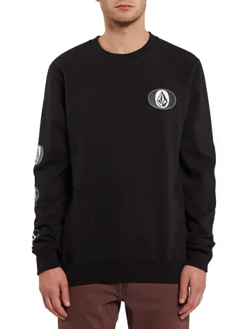 Volcom HOMMES STONE STACK CREW BLACK