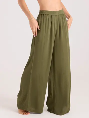 Volcom WOMEN'S STONESHINE JUNKI PANTS BAYLEAF