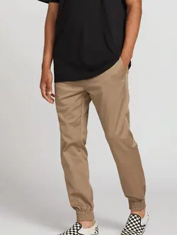 Volcom HOMMES FRICKIN SLIM JOGGER KHAKI