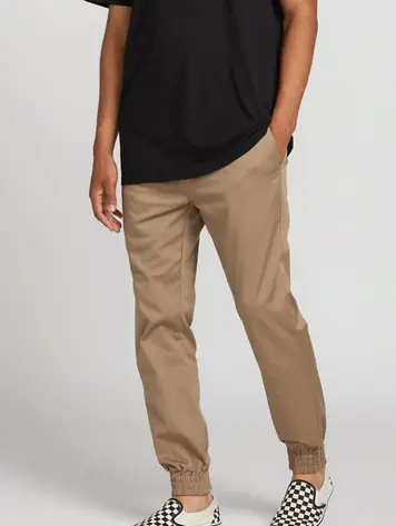 Volcom MEN'S FRICKIN SLIM JOGGER KHAKI