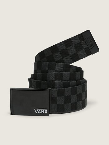 Vans MEN'S DEPPSTER II WEB BELT BLACK/CHARCOAL